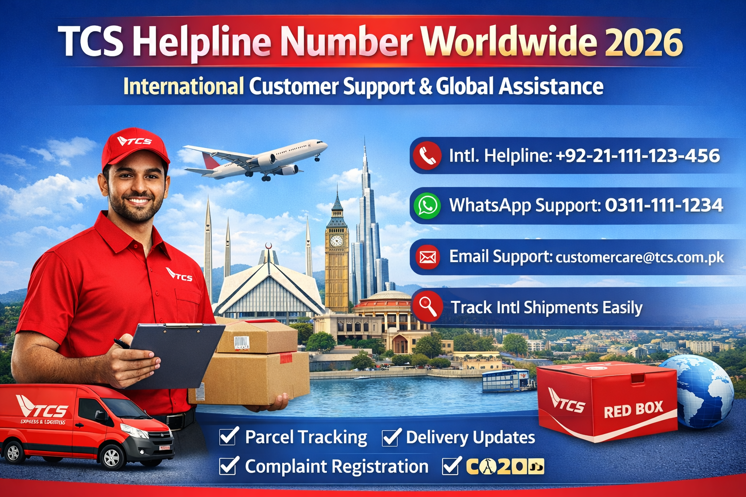 TCS Helpline Number Worldwide (2026) – International Customer Support & Global Courier Assistance